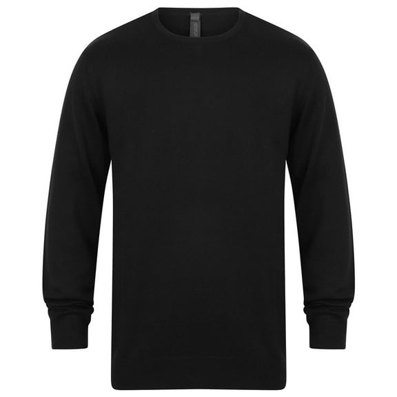 Henbury Mens Cotton Acrylic Crew Neck Sweatshirt