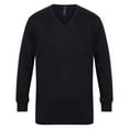 thumbnail image 1 of Henbury Mens Cotton Acrylic V Neck Sweatshirt, 1 of 4