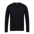 thumbnail image 1 of Henbury Mens Cotton Acrylic V Neck Sweatshirt, 1 of 4