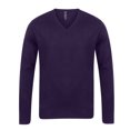 thumbnail image 1 of Henbury Mens Cotton Acrylic V Neck Sweatshirt, 1 of 4