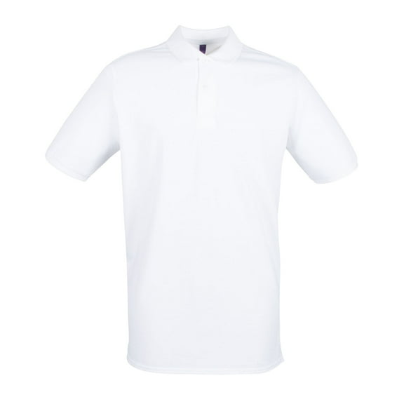 Henbury Mens Modern Fit Cotton Pique Polo Shirt