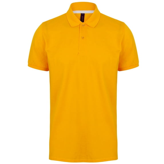 Henbury Mens Modern Fit Cotton Pique Polo Shirt
