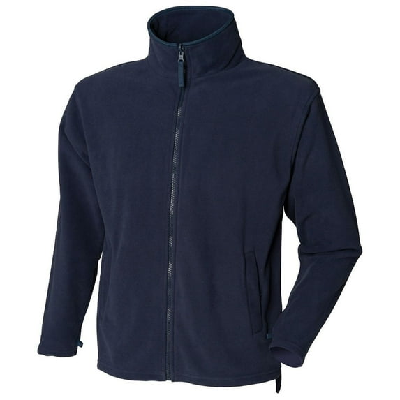 Henbury Mens Plain Fleece Jacket