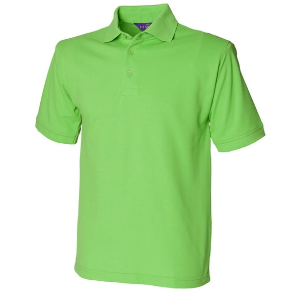 Henbury Mens Short Sleeved 65/35 Pique Polo Shirt