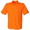 thumbnail image 1 of Henbury Mens Short Sleeved 65/35 Pique Polo Shirt, 1 of 5