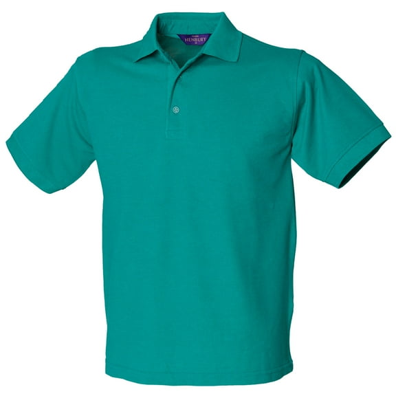 Henbury Mens Short Sleeved 65/35 Pique Polo Shirt