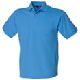 thumbnail image 1 of Henbury Mens Short Sleeved 65/35 Pique Polo Shirt, 1 of 5