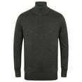 thumbnail image 1 of Henbury Mens Zip Neck Sweatshirt, 1 of 2