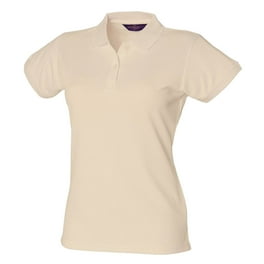 Time and Tru Women's Essential Short Sleeve Polo T-Shirt