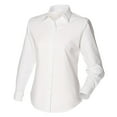 thumbnail image 1 of Henbury Womens Long Sleeved Classic Oxford Work Shirt, 1 of 2