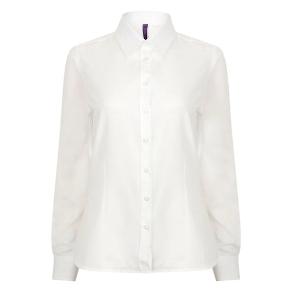 Henbury Womens Moisture Wicking Long-Sleeved Shirt