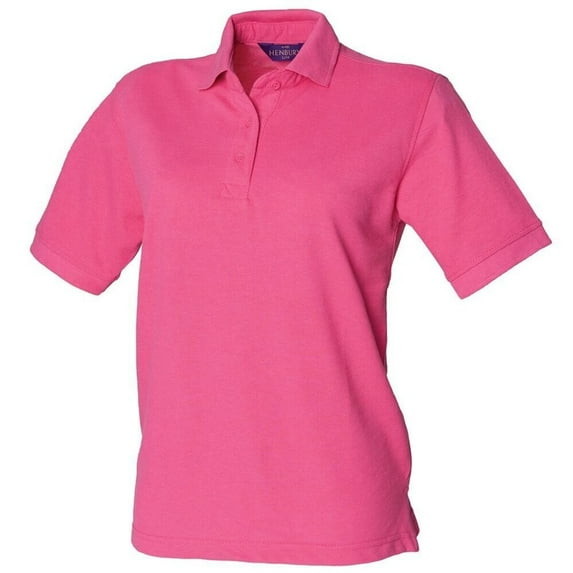 Henbury Womens Pique Polo Shirt