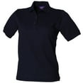 thumbnail image 1 of Henbury Womens Pique Polo Shirt, 1 of 2