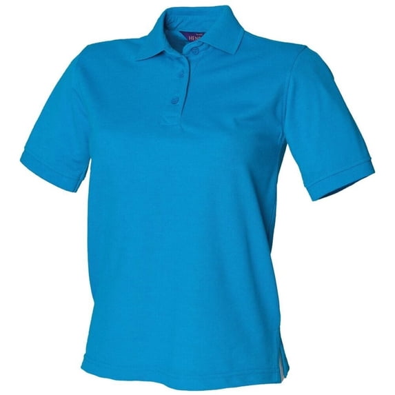 Henbury Womens Pique Polo Shirt