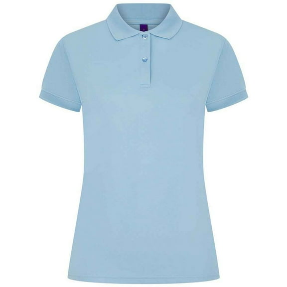 Henbury Womens Pique Polo Shirt