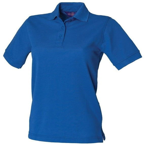 Henbury Womens Pique Polo Shirt