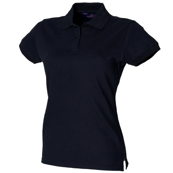 Henbury Womens Stretch Pique Polo Shirt