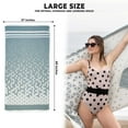 thumbnail image 1 of Hencely Beach Towels, 100% Cotton Soft Turkish Large Beach Towel 37 x 68 Inches for SPA, Beach, Pool, Gym and Bathroom (Pyramid Green), 1 of 6