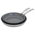 thumbnail image 1 of Henckels 2-Pc. Stainless Steel Dishwasher Safe Frying Pan - STAINLESS STEEL ONE SIZE, 1 of 4
