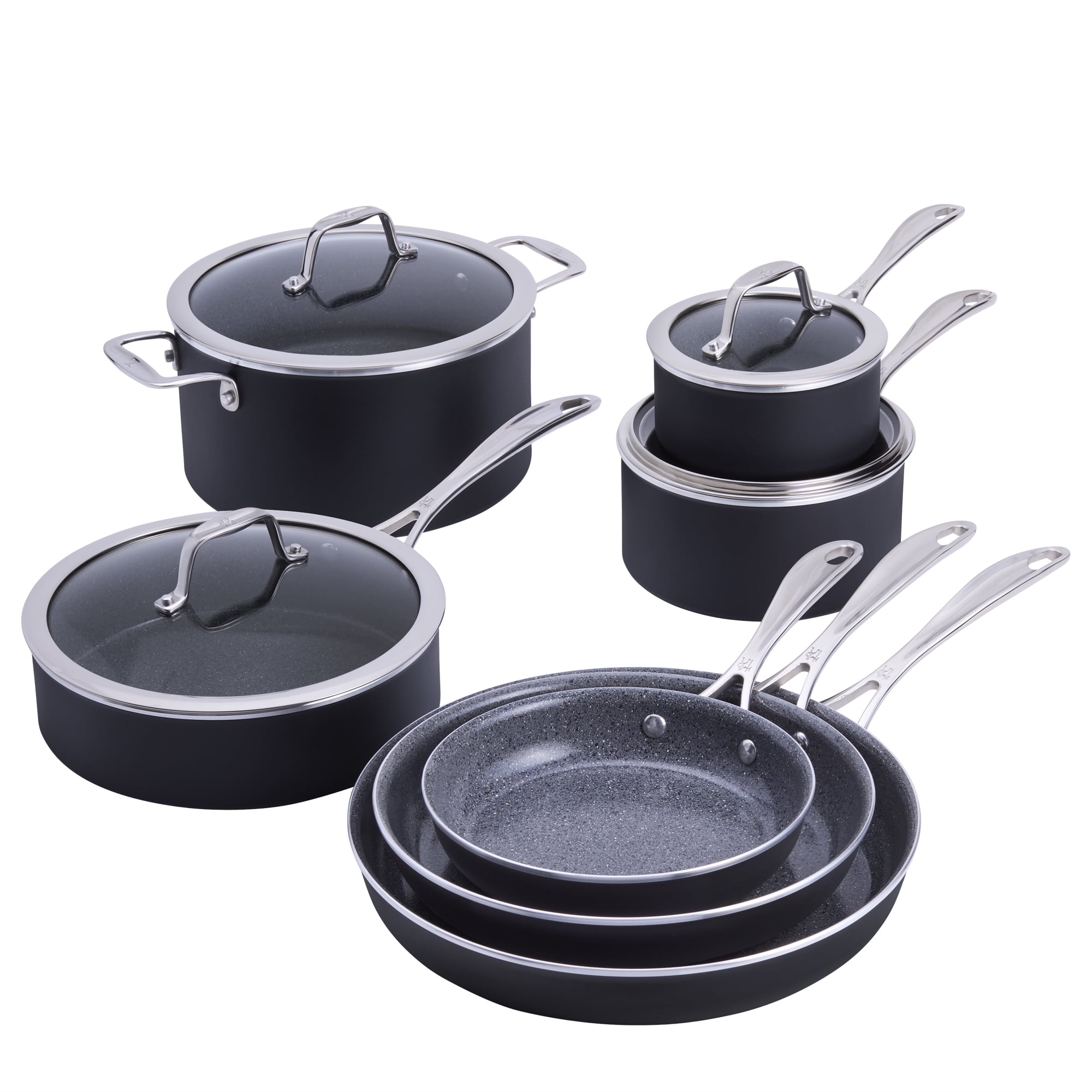 Henckels Capri Ceramic 11-pc Aluminum Ceramic Nonstick Cookware