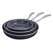 Henckels Capri Ceramic 3-pc Aluminum Ceramic Nonstick Fry Pan Set