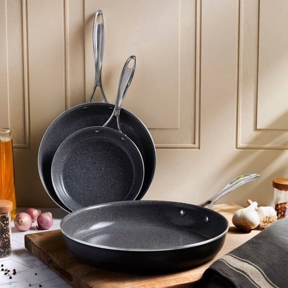 Henckels Capri Ceramic 3-piece Skillet Set