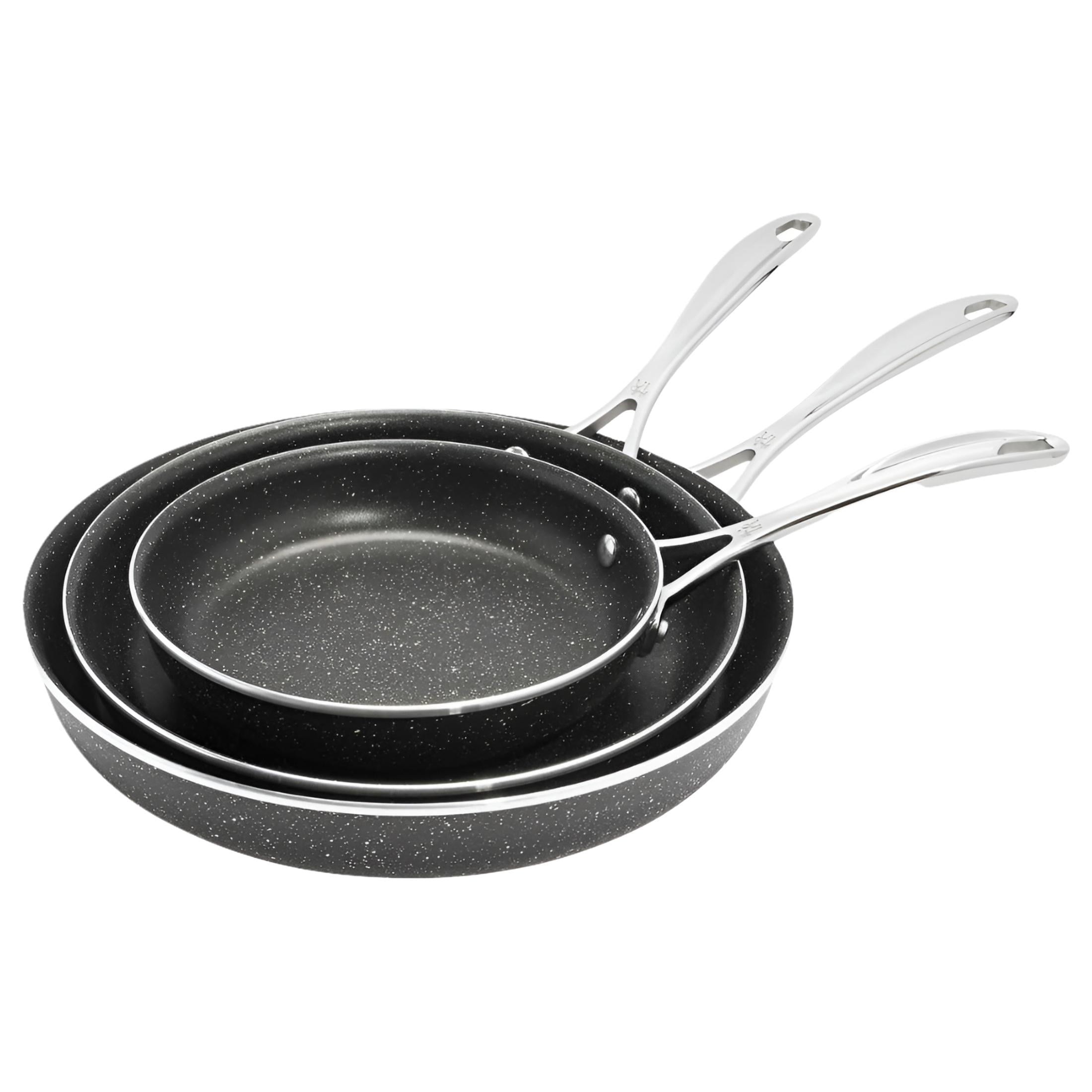 Henckels International Nonstick Aluminum Cookware, 3 Piece Fry Pan
