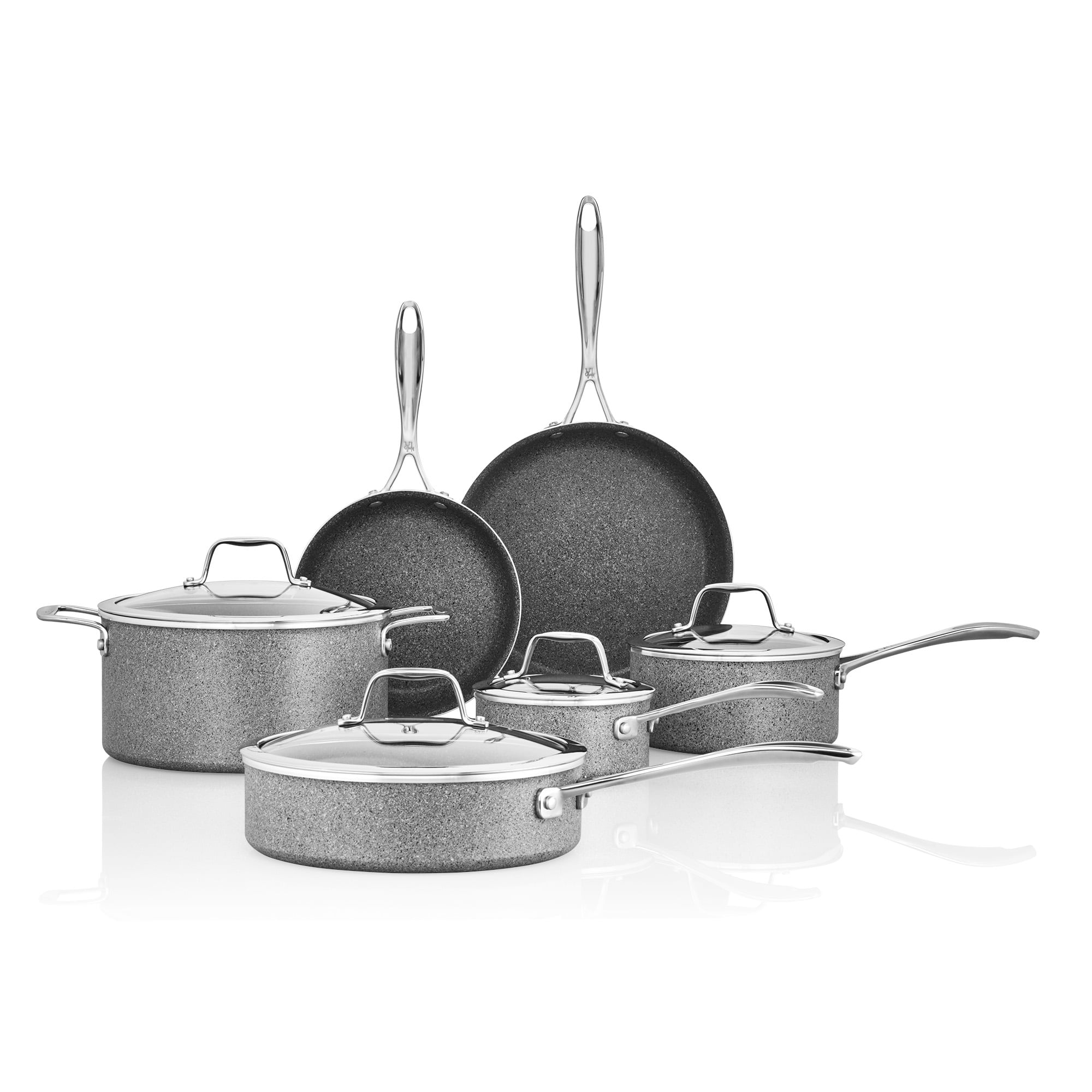 Henckels Capri 10Piece Granitium NonStick Cookware Set, Dishwasher