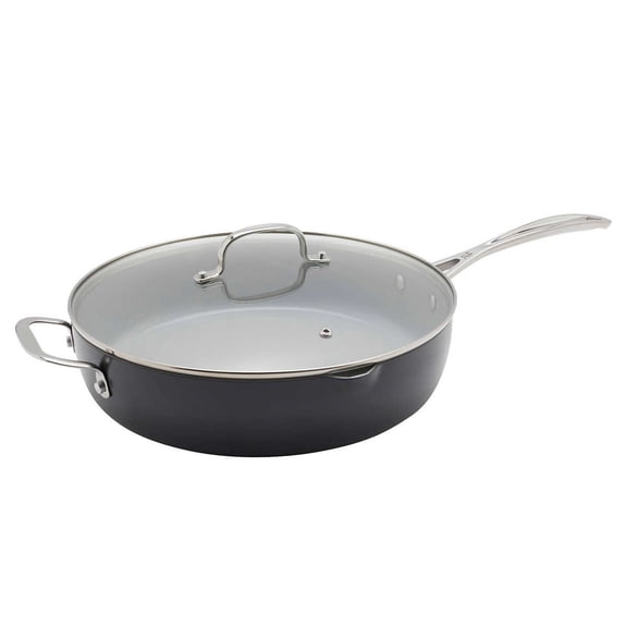 Henckels Ceramic 5 Quart Nonstick Compatible Everyday Saute Pan