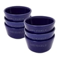 thumbnail image 1 of Henckels Ceramic 6-pc Round Ramekin Set - Dark Blue, 1 of 7