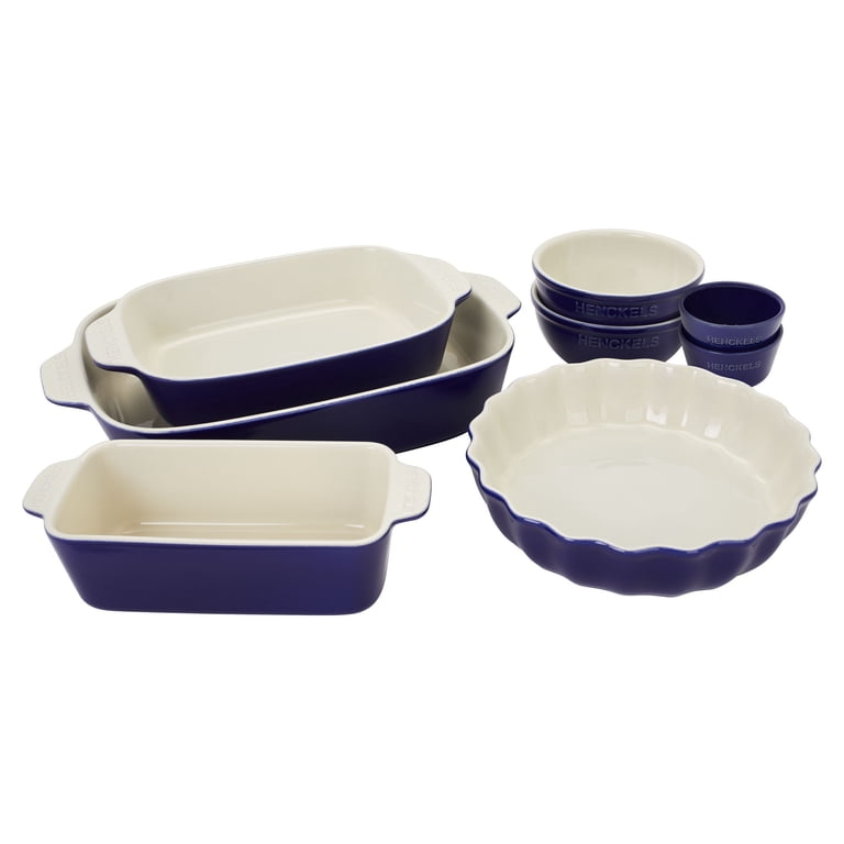 Henckels Stoneware Cooking 8-pc Mixed Bakeware & Serving Set