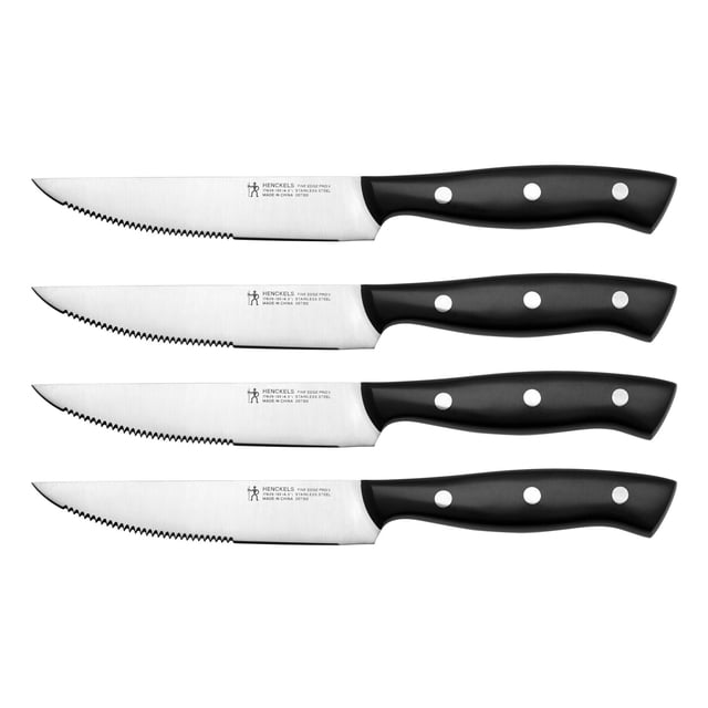 Henckels Everpoint 4 PC Triple Rivet Stainless Steel Steak Knife Set