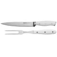 thumbnail image 1 of Henckels Forged Accent 2-pc Carving Set - White Handle, 1 of 9