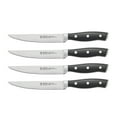 thumbnail image 1 of Henckels Forged Accent Set of 4 Steak Knife Set, German Engineered Informed by 100+ Years of Mastery, Black, 1 of 6