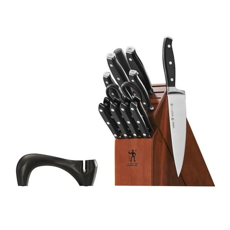 Henckels International Forged Premio 16 Piece Knife Block Set with Sharpener