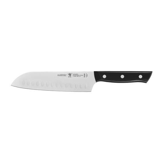 Henckels International Solution 7-inch Hollow Edge Santoku Knife