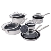 Henckels Paradigm Ceramic 10-pc Stainless Steel Dual Performance Cookware Set