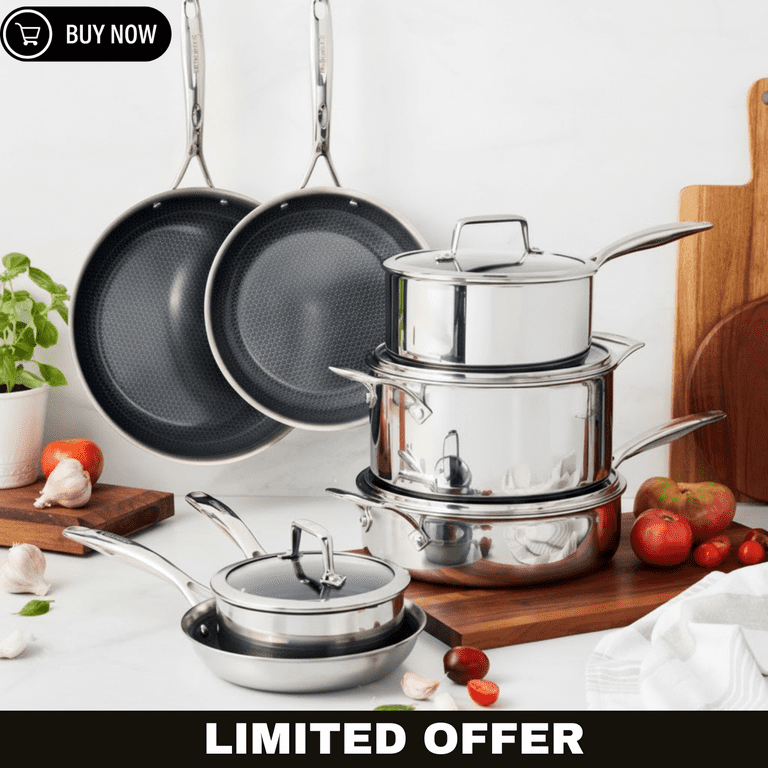 Henckels Paradigm Ceramic 11-piece Cookware Set - Walmart.com