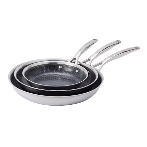 Henckels Paradigm Hybrid Ceramic Non-stick Tri-ply Clad Skillet Set, 3 Pieces