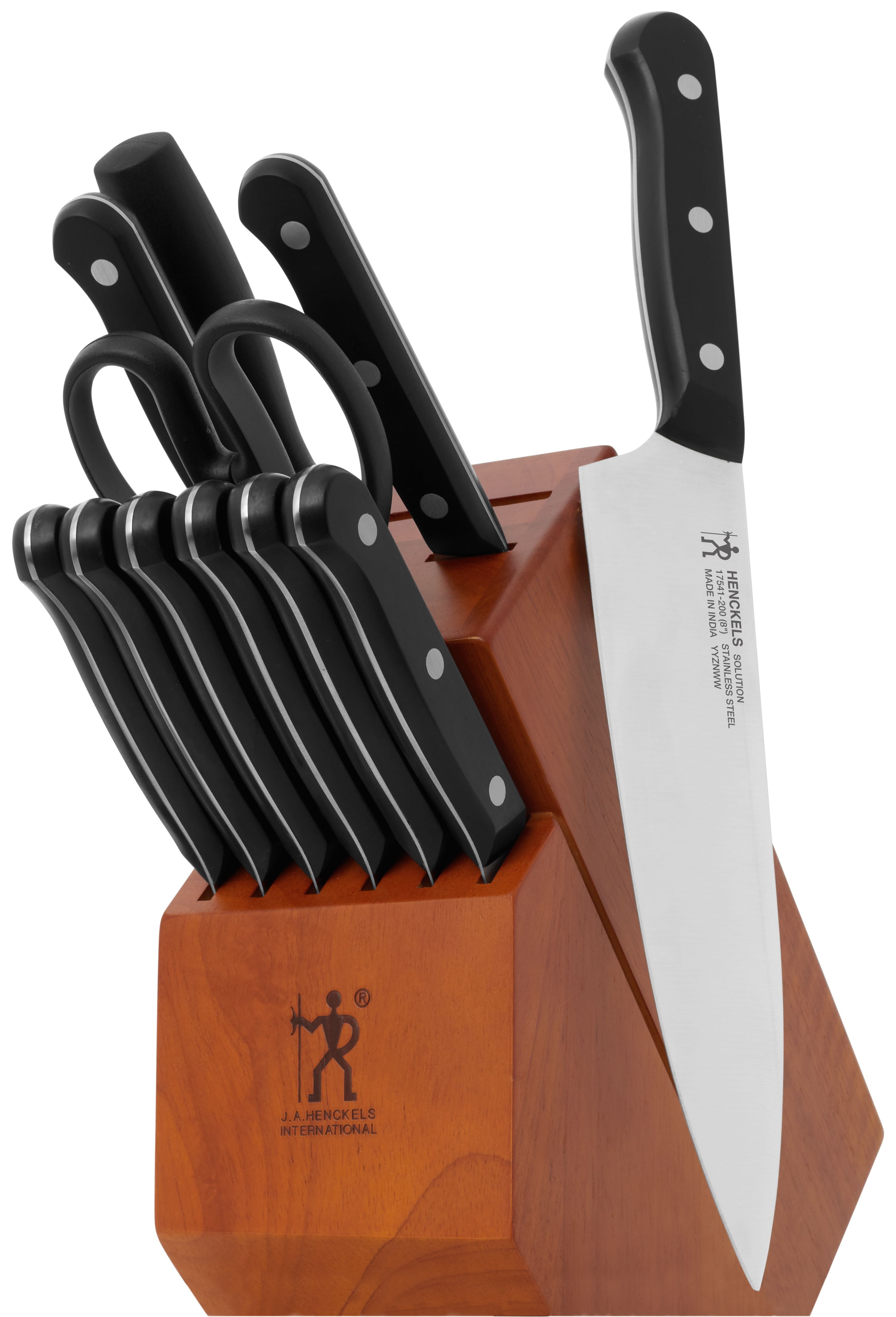 Henckels Solution 12-pc Knife Set with Block