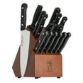 thumbnail image 1 of Henckels Solution 15-pc Knife Block Set with Prep Knife, Walnut, 1 of 4