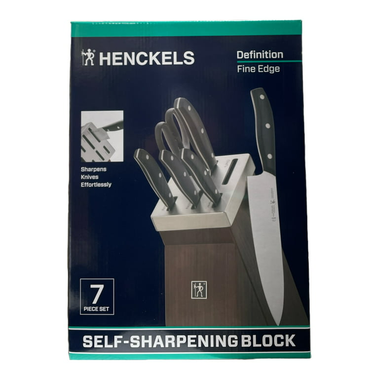 Henckels Statement 7-Piece Knife Set with Self-Sharpening Block
