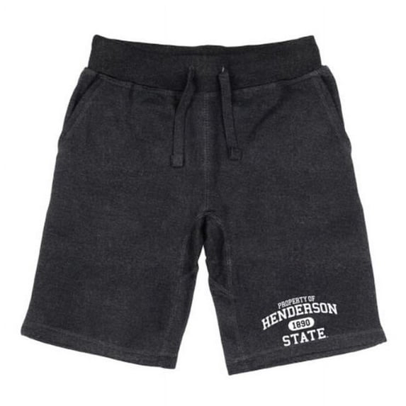 Henderson State University Reddies Property Shorts, Heather Charcoal - Small