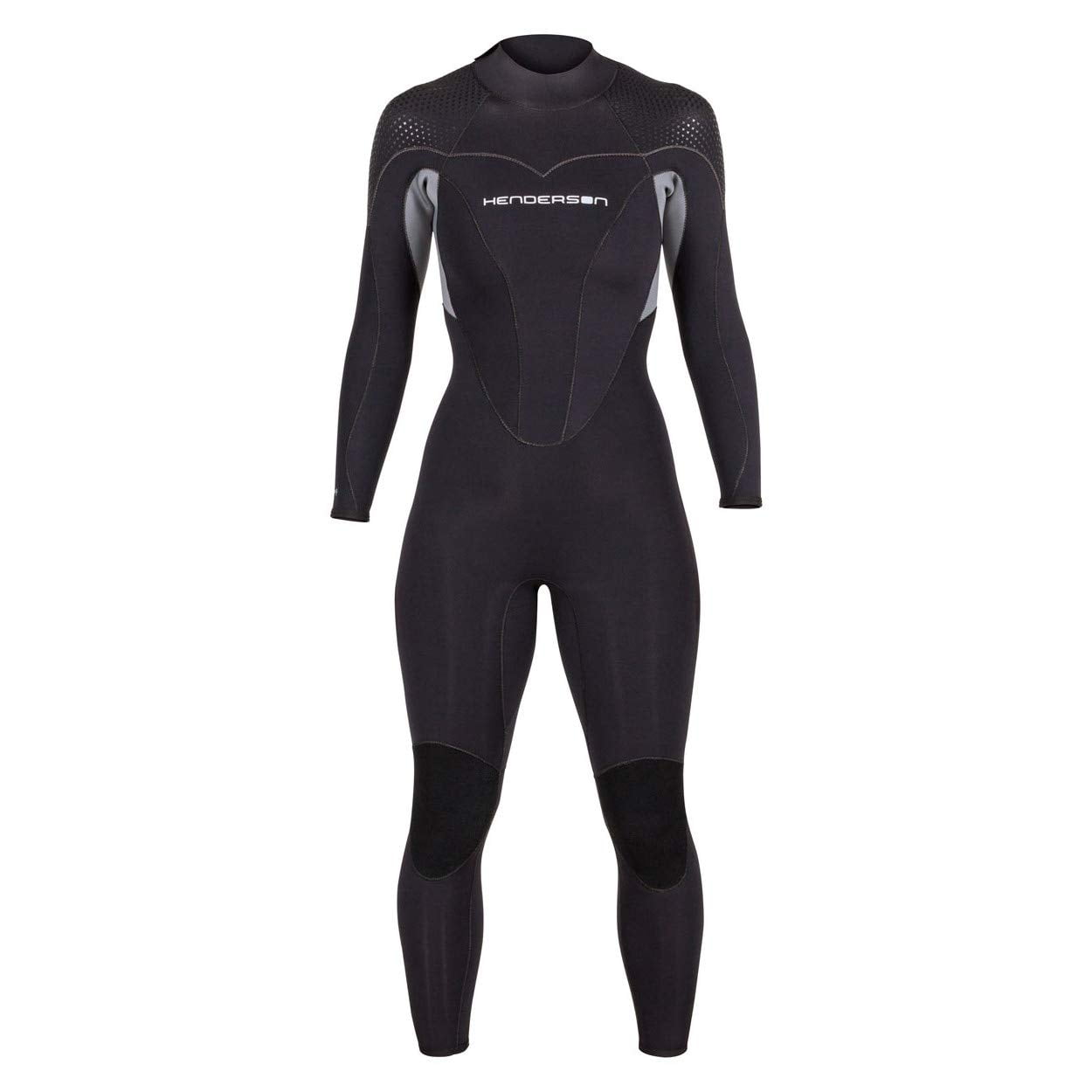 Henderson Thermoprene 5mm Men's Wetsuit Jumpsuit - Back Zip, Black/Blue For Scuba Diving