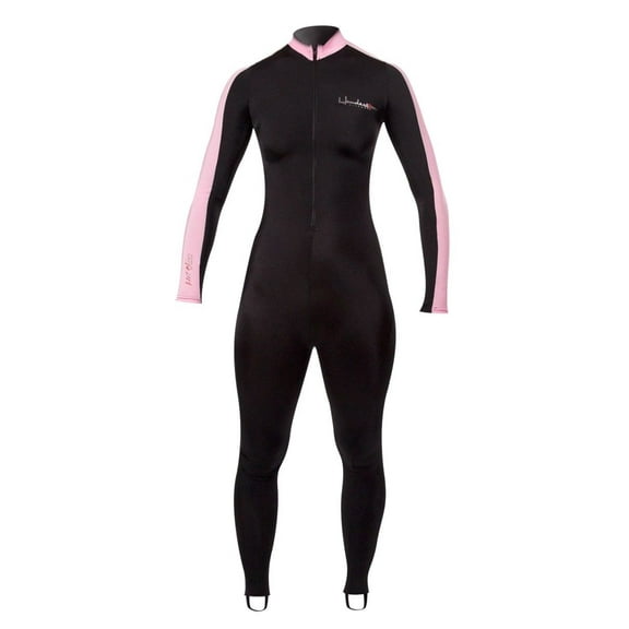 Henderson Women's Lycra Hot Skin - Superior Diveskin for Layering Black / Pink