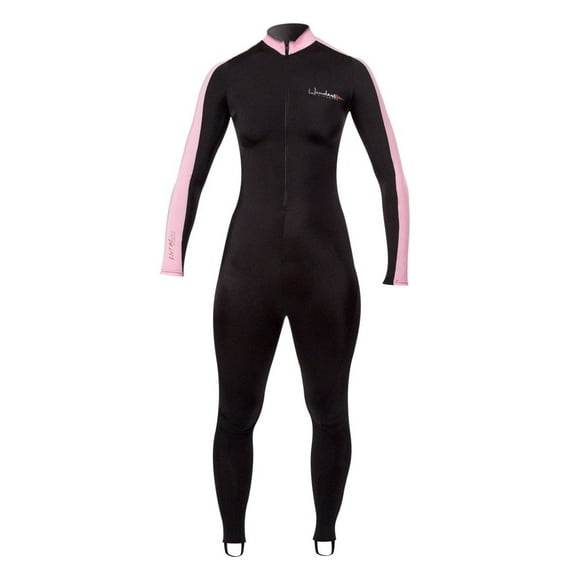 Henderson Women's Lycra Hot Skin - Superior Diveskin for Layering Black / Pink