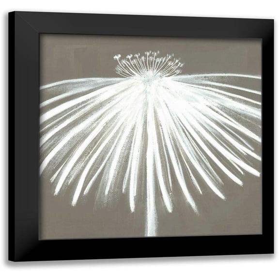 Hendick, Cathy 12x12 Black Modern Framed Museum Art Print Titled - White Bloom II