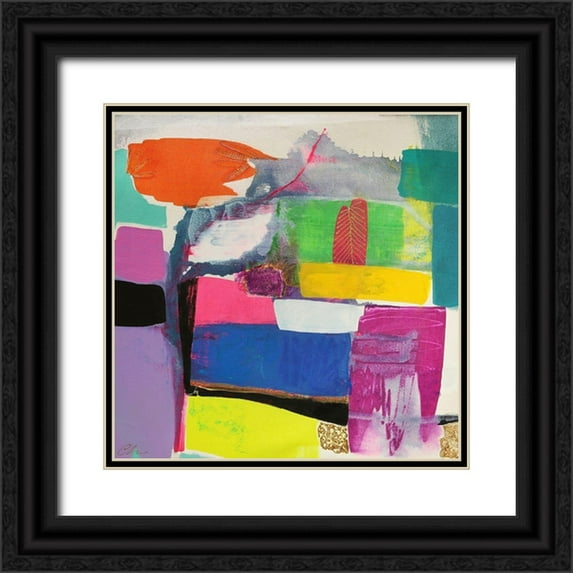 Hendrick, Cathe 15x15 Black Ornate Wood Framed with Double Matting Museum Art Print Titled - Aloha