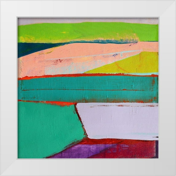 Hendrick, Cathe 20x20 White Modern Wood Framed Museum Art Print Titled - Landscape Design No. 6