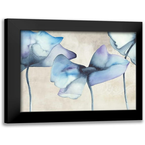 Hendrick, Cathy 14x12 Black Modern Framed Museum Art Print Titled - Poppy Avenue II